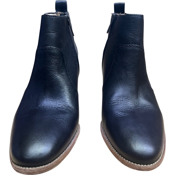 Madewell Brenner Boot Leather Ankle Boot  Zip Women US 9.5 - Picture 2 of 8